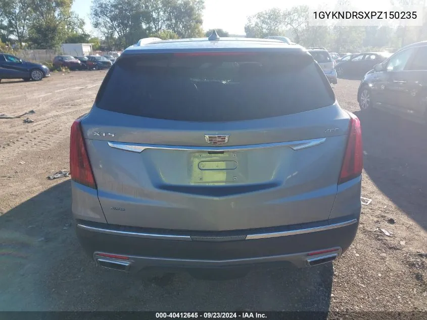 2023 Cadillac Xt5 Premium Luxury VIN: 1GYKNDRSXPZ150235 Lot: 40412645