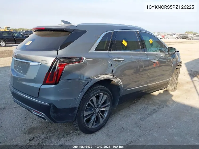 2023 Cadillac Xt5 Fwd Premium Luxury VIN: 1GYKNCRS5PZ126225 Lot: 40616472