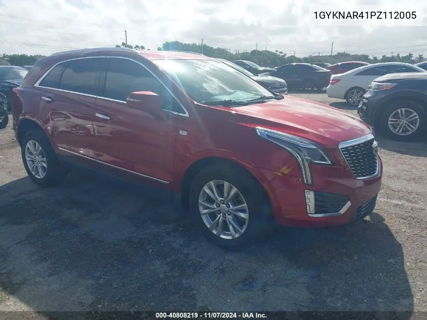 2023 Cadillac Xt5 Fwd Luxury VIN: 1GYKNAR41PZ112005 Lot: 40808219