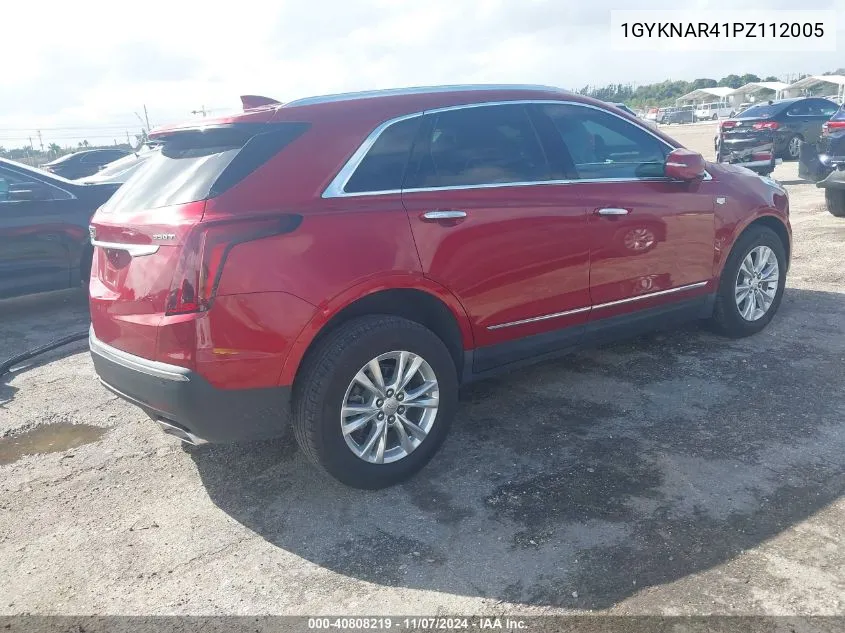 2023 Cadillac Xt5 Fwd Luxury VIN: 1GYKNAR41PZ112005 Lot: 40808219