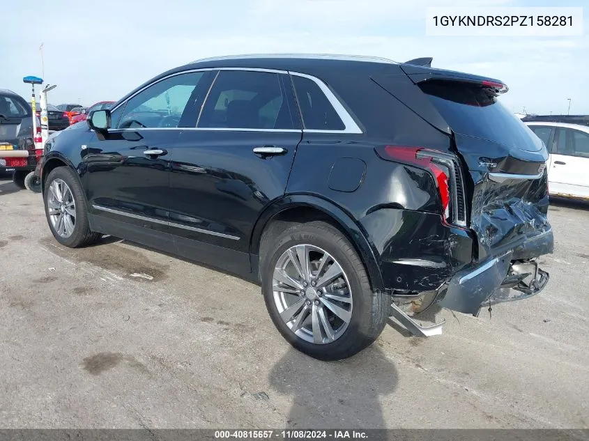 2023 Cadillac Xt5 Awd Premium Luxury VIN: 1GYKNDRS2PZ158281 Lot: 40815657