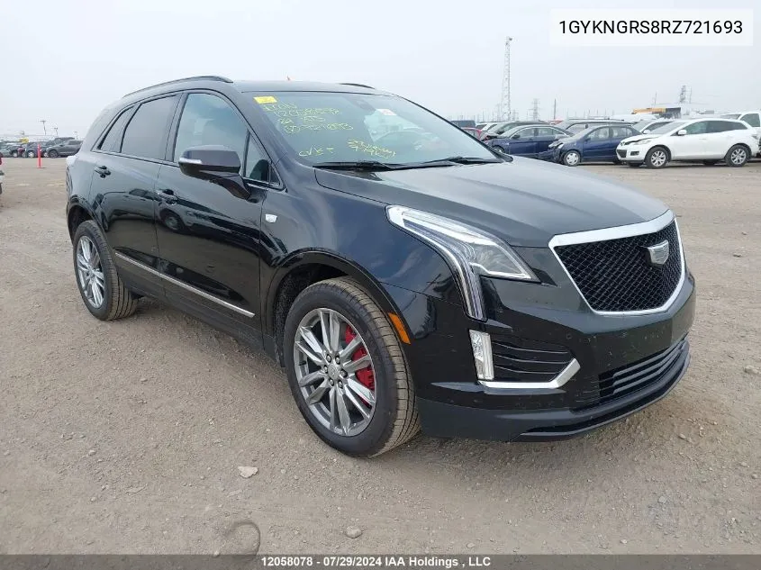 2024 Cadillac Xt5 VIN: 1GYKNGRS8RZ721693 Lot: 12058078