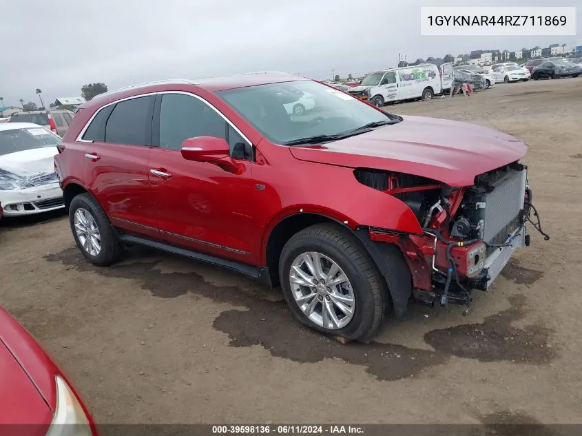 1GYKNAR44RZ711869 2024 Cadillac Xt5 Fwd Luxury