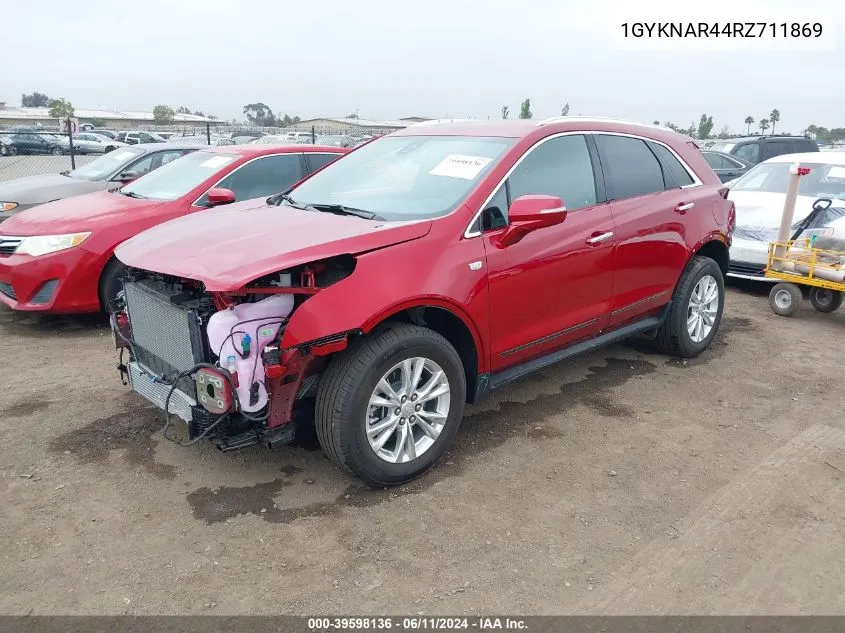 1GYKNAR44RZ711869 2024 Cadillac Xt5 Fwd Luxury