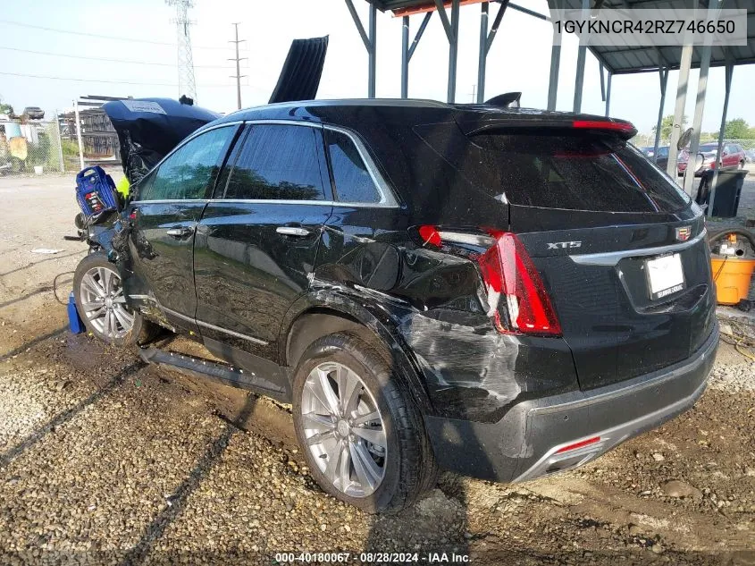 2024 Cadillac Xt5 Fwd Premium Luxury VIN: 1GYKNCR42RZ746650 Lot: 40180067