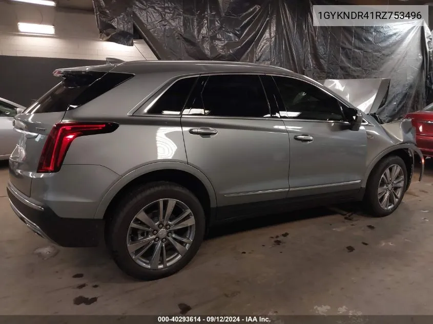 2024 Cadillac Xt5 Awd Premium Luxury VIN: 1GYKNDR41RZ753496 Lot: 40293614