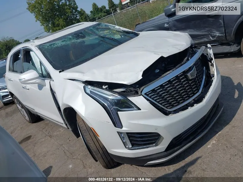 2024 Cadillac Xt5 Premium Luxury VIN: 1GYKNDRS5RZ702324 Lot: 40326122