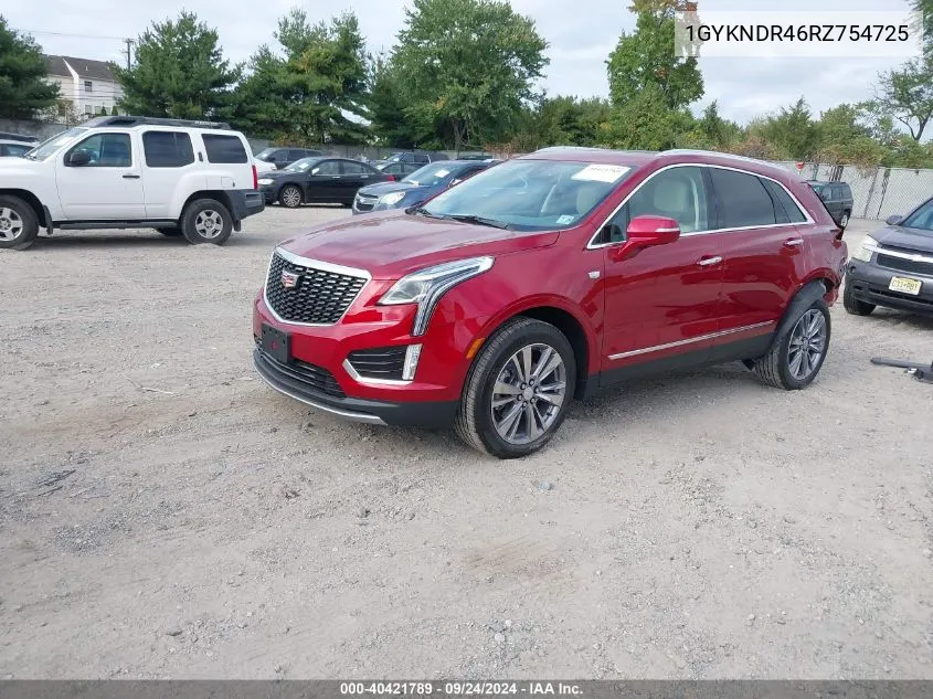 2024 Cadillac Xt5 Awd Premium Luxury VIN: 1GYKNDR46RZ754725 Lot: 40421789