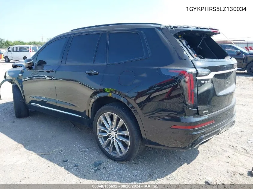 2020 Cadillac Xt6 Awd Sport VIN: 1GYKPHRS5LZ130034 Lot: 40155692