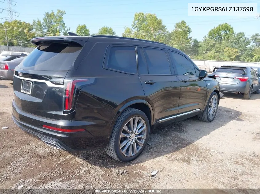 1GYKPGRS6LZ137598 2020 Cadillac Xt6 Awd Sport