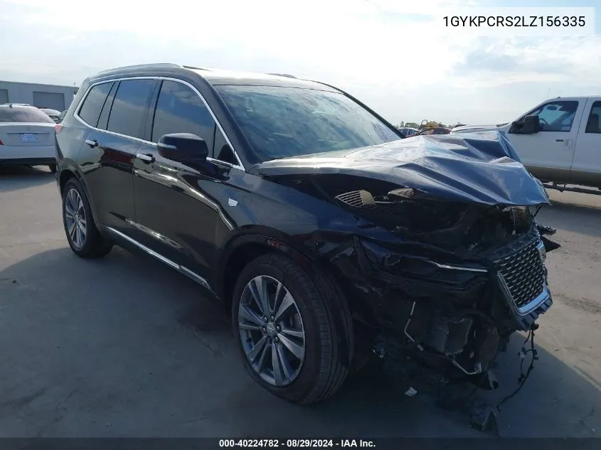 1GYKPCRS2LZ156335 2020 Cadillac Xt6 Fwd Premium Luxury