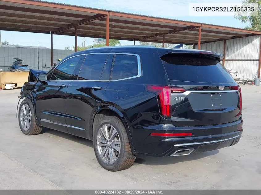 2020 Cadillac Xt6 Fwd Premium Luxury VIN: 1GYKPCRS2LZ156335 Lot: 40224782