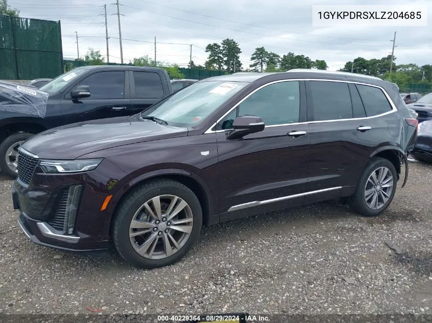 2020 Cadillac Xt6 Awd Premium Luxury VIN: 1GYKPDRSXLZ204685 Lot: 40229364