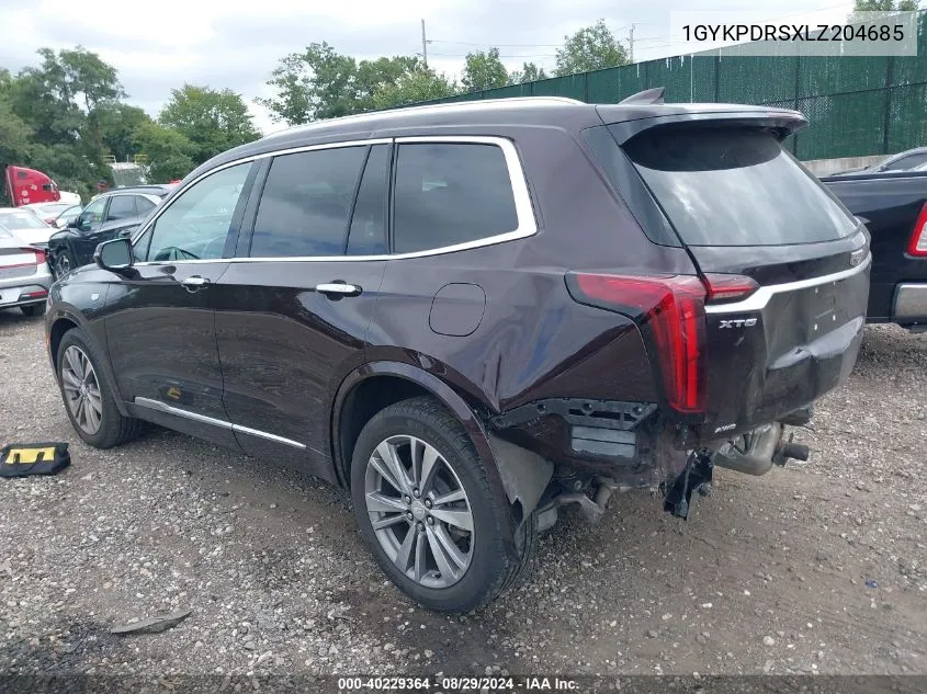 2020 Cadillac Xt6 Awd Premium Luxury VIN: 1GYKPDRSXLZ204685 Lot: 40229364