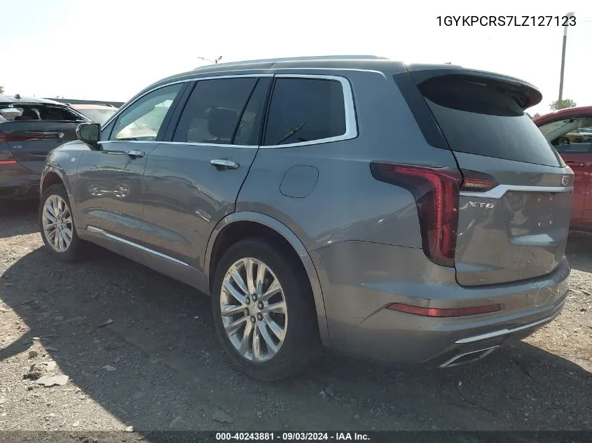 2020 Cadillac Xt6 Fwd Premium Luxury VIN: 1GYKPCRS7LZ127123 Lot: 40243881