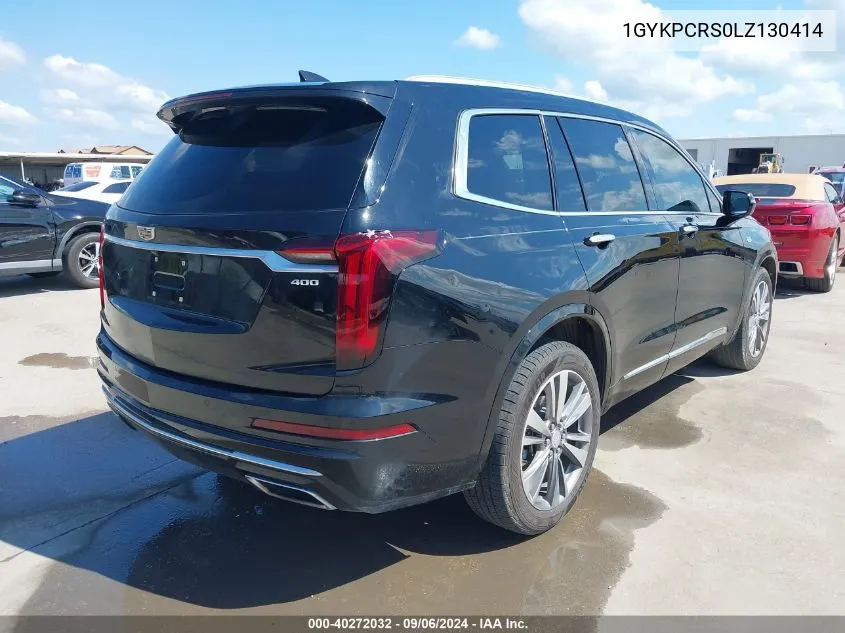 2020 Cadillac Xt6 Fwd Premium Luxury VIN: 1GYKPCRS0LZ130414 Lot: 40272032