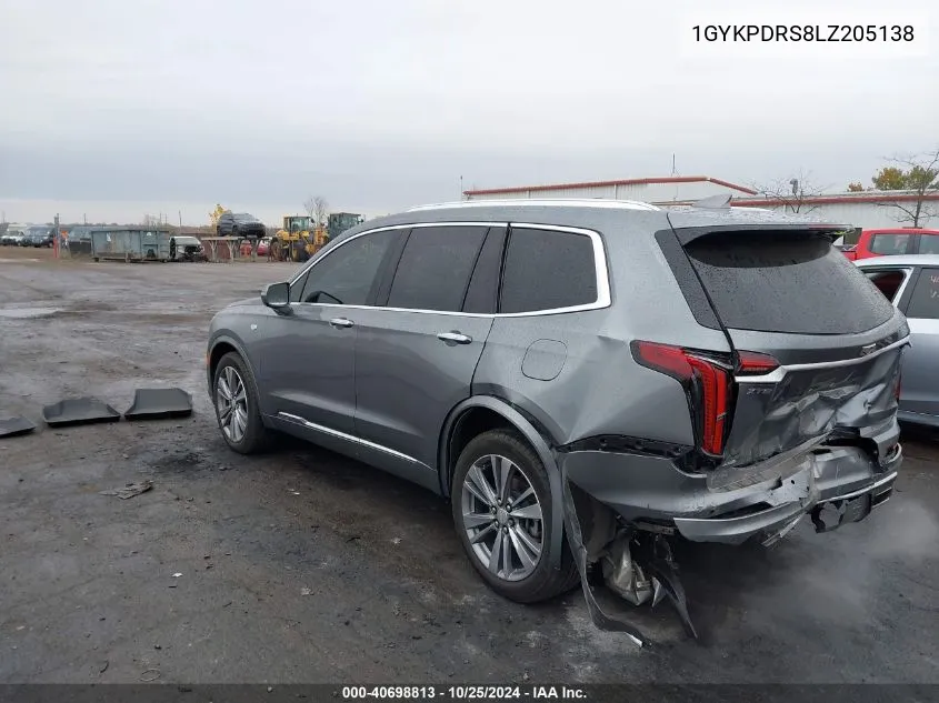 2020 Cadillac Xt6 Awd Premium Luxury VIN: 1GYKPDRS8LZ205138 Lot: 40698813