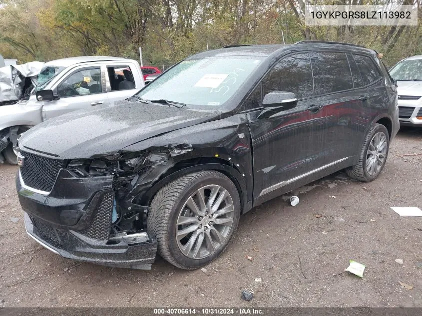 2020 Cadillac Xt6 Awd Sport VIN: 1GYKPGRS8LZ113982 Lot: 40706614