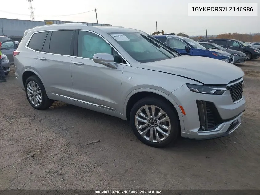 1GYKPDRS7LZ146986 2020 Cadillac Xt6 Awd Premium Luxury