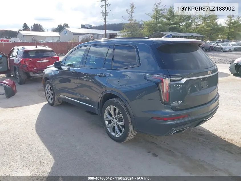 2020 Cadillac Xt6 Awd Sport VIN: 1GYKPGRS7LZ188902 Lot: 40768542