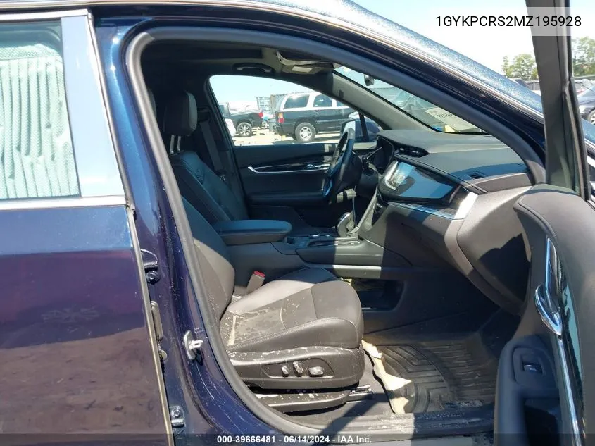 1GYKPCRS2MZ195928 2021 Cadillac Xt6 Fwd Premium Luxury