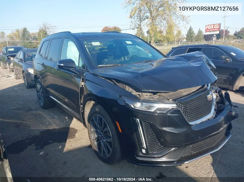 2021 Cadillac Xt6 Sport VIN: 1GYKPGRS8MZ127656 Lot: 40621862