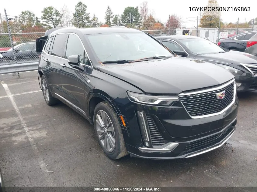 2022 Cadillac Xt6 Premium Luxury VIN: 1GYKPCRS0NZ169863 Lot: 40856946