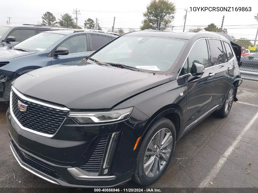 2022 Cadillac Xt6 Premium Luxury VIN: 1GYKPCRS0NZ169863 Lot: 40856946