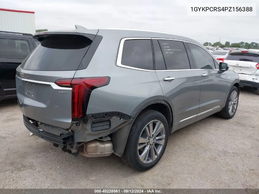 2023 Cadillac Xt6 Premium Luxury VIN: 1GYKPCRS4PZ156388 Lot: 40228561