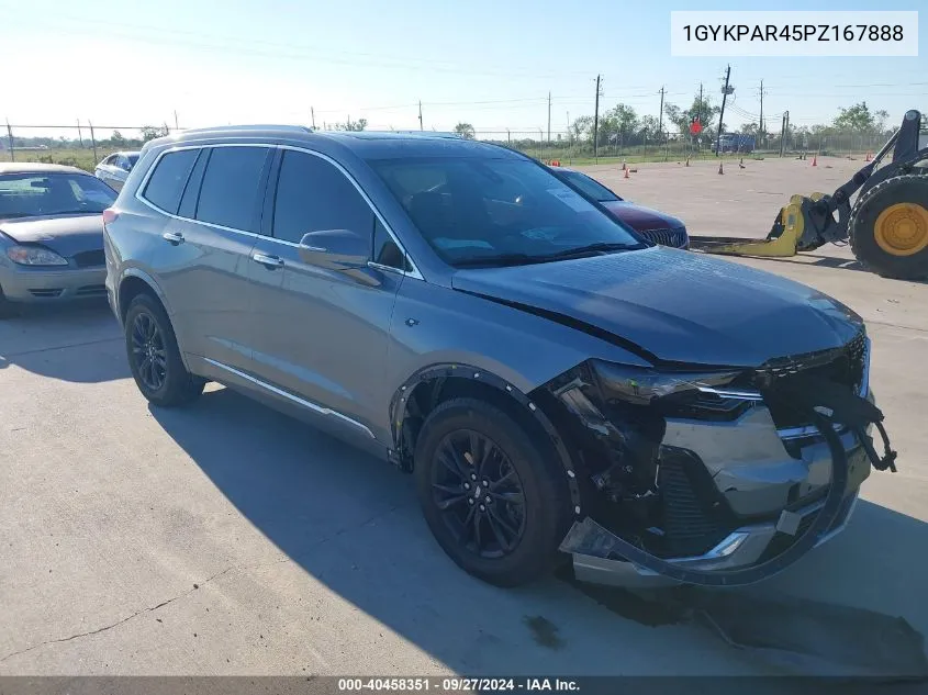 2023 Cadillac Xt6 Fwd Luxury VIN: 1GYKPAR45PZ167888 Lot: 40458351