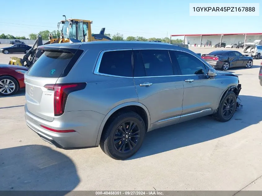 2023 Cadillac Xt6 Fwd Luxury VIN: 1GYKPAR45PZ167888 Lot: 40458351