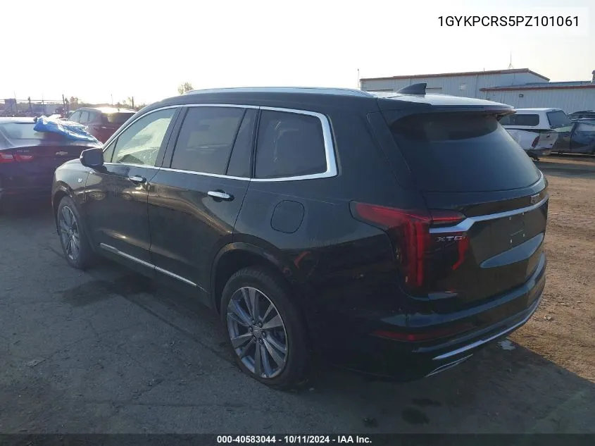 2023 Cadillac Xt6 Premium Luxury VIN: 1GYKPCRS5PZ101061 Lot: 40583044