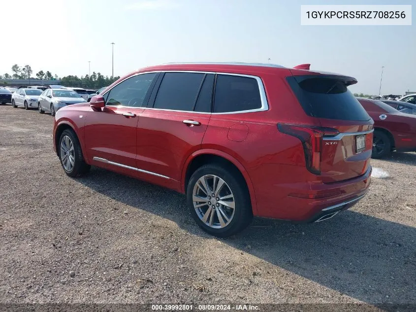 2024 Cadillac Xt6 Fwd Premium Luxury VIN: 1GYKPCRS5RZ708256 Lot: 39992801