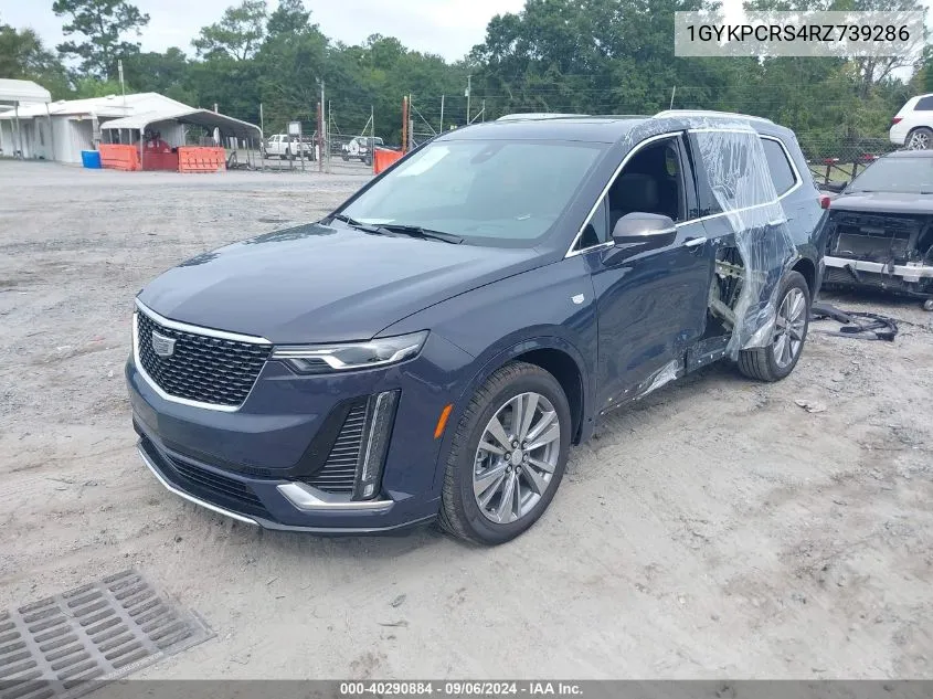 2024 Cadillac Xt6 Fwd Premium Luxury VIN: 1GYKPCRS4RZ739286 Lot: 40290884