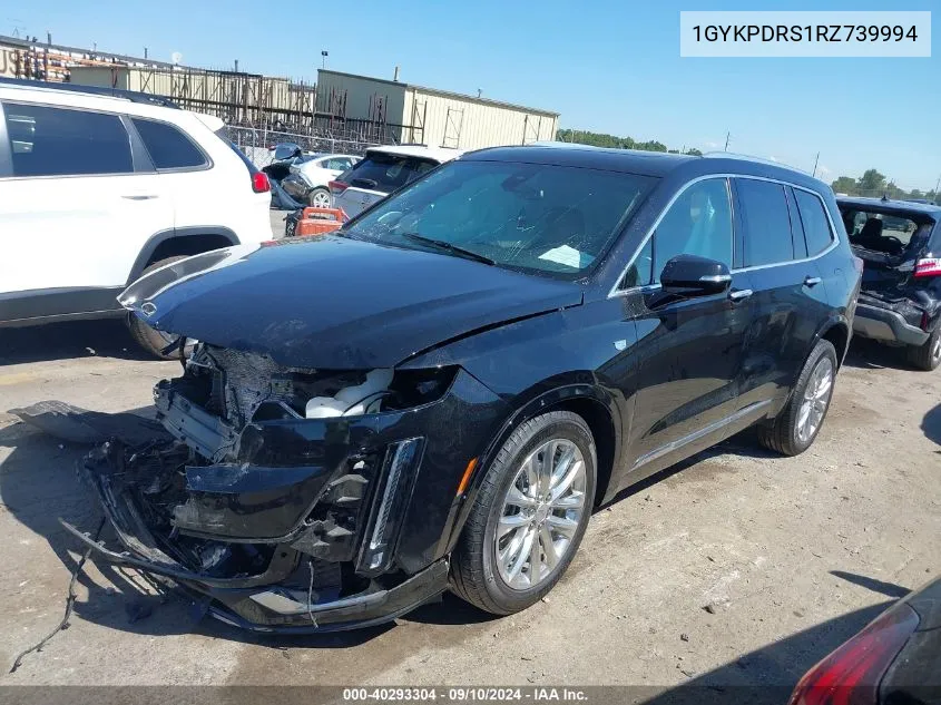 2024 Cadillac Xt6 Premium Luxury VIN: 1GYKPDRS1RZ739994 Lot: 40293304