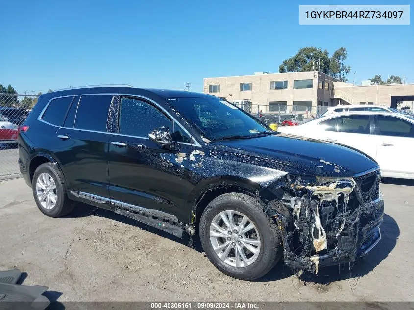 2024 Cadillac Xt6 Awd Luxury VIN: 1GYKPBR44RZ734097 Lot: 40305151