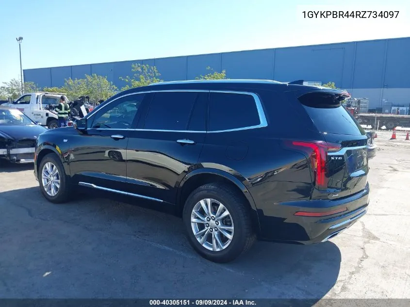 2024 Cadillac Xt6 Awd Luxury VIN: 1GYKPBR44RZ734097 Lot: 40305151