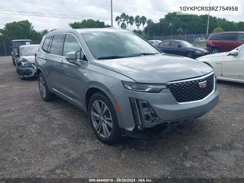 1GYKPCRS3RZ754958 2024 Cadillac Xt6 Premium Luxury