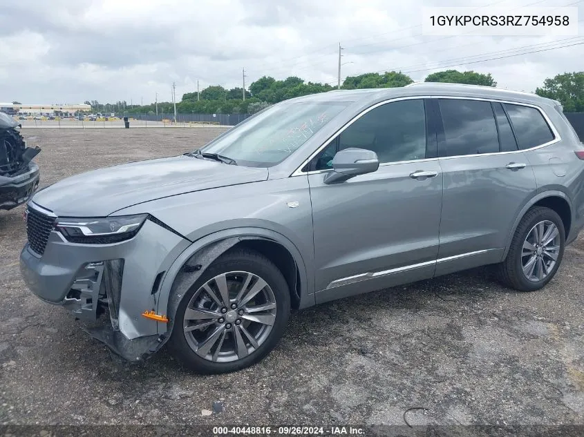 2024 Cadillac Xt6 Premium Luxury VIN: 1GYKPCRS3RZ754958 Lot: 40448816