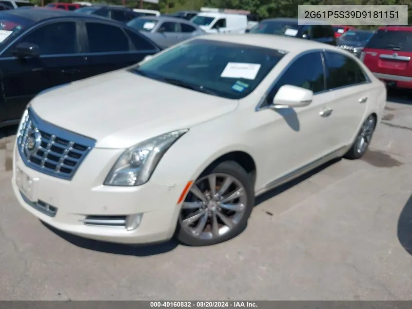 2013 Cadillac Xts Luxury VIN: 2G61P5S39D9181151 Lot: 40160832