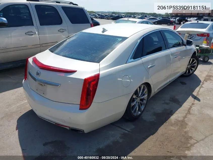 2013 Cadillac Xts Luxury VIN: 2G61P5S39D9181151 Lot: 40160832