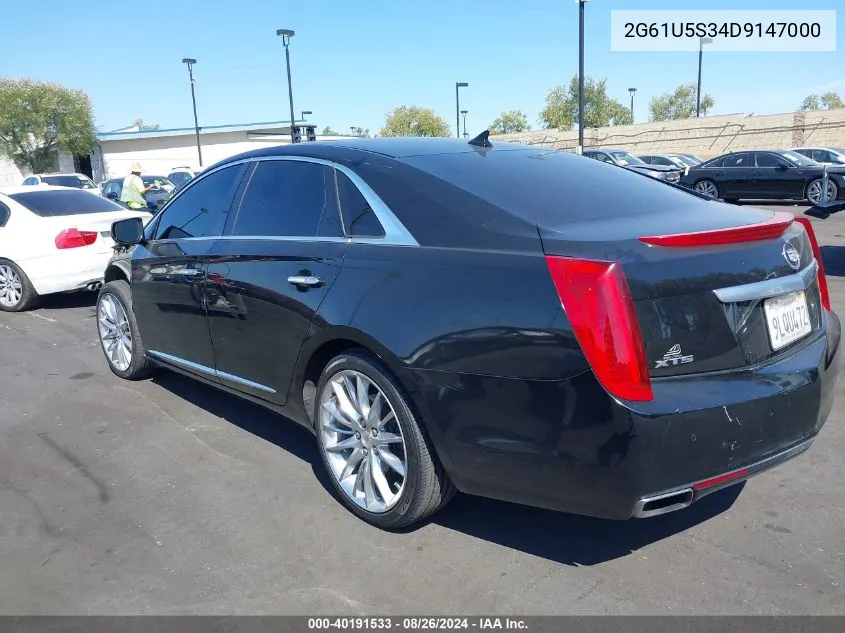 2013 Cadillac Xts Platinum VIN: 2G61U5S34D9147000 Lot: 40191533