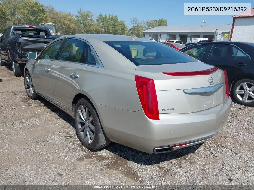 2013 Cadillac Xts Luxury VIN: 2G61P5S3XD9216392 Lot: 40353302