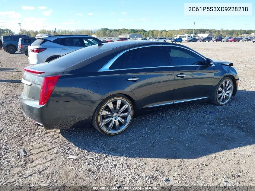 2013 Cadillac Xts Luxury Collection VIN: 2G61P5S3XD9228218 Lot: 40503666