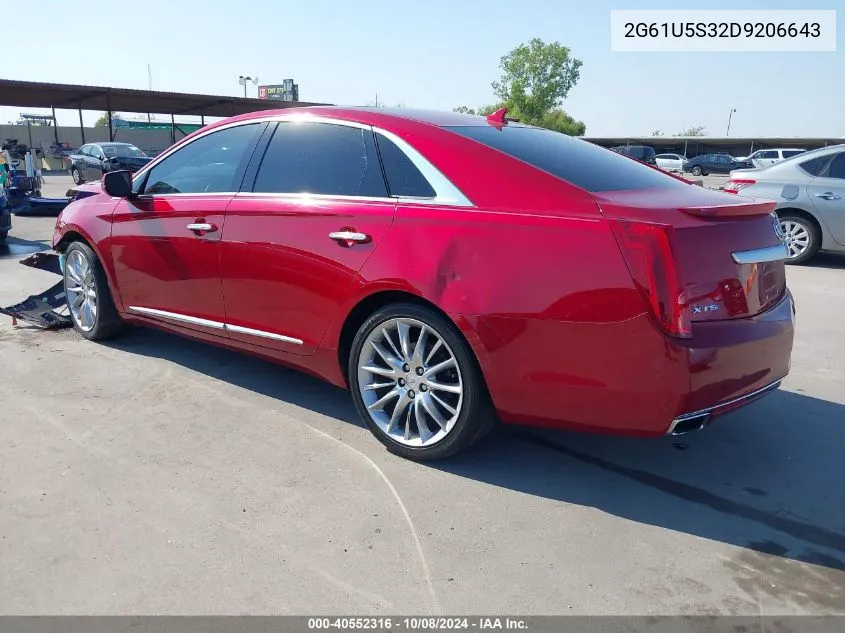 2013 Cadillac Xts Platinum VIN: 2G61U5S32D9206643 Lot: 40552316