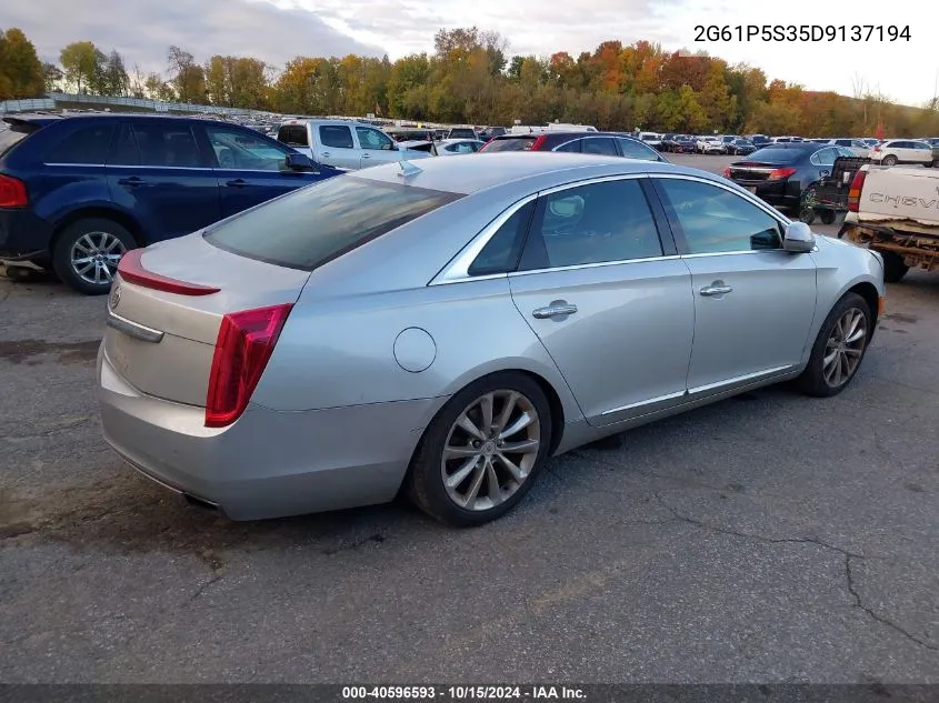 2013 Cadillac Xts Luxury VIN: 2G61P5S35D9137194 Lot: 40596593