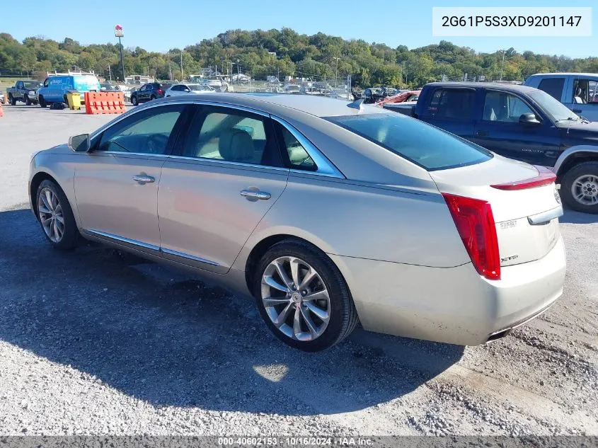 2013 Cadillac Xts Luxury VIN: 2G61P5S3XD9201147 Lot: 40602153