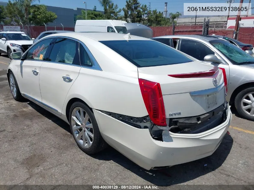 2014 Cadillac Xts Luxury VIN: 2G61M5S32E9138605 Lot: 40038129