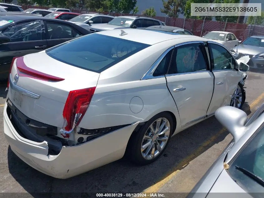 2014 Cadillac Xts Luxury VIN: 2G61M5S32E9138605 Lot: 40038129