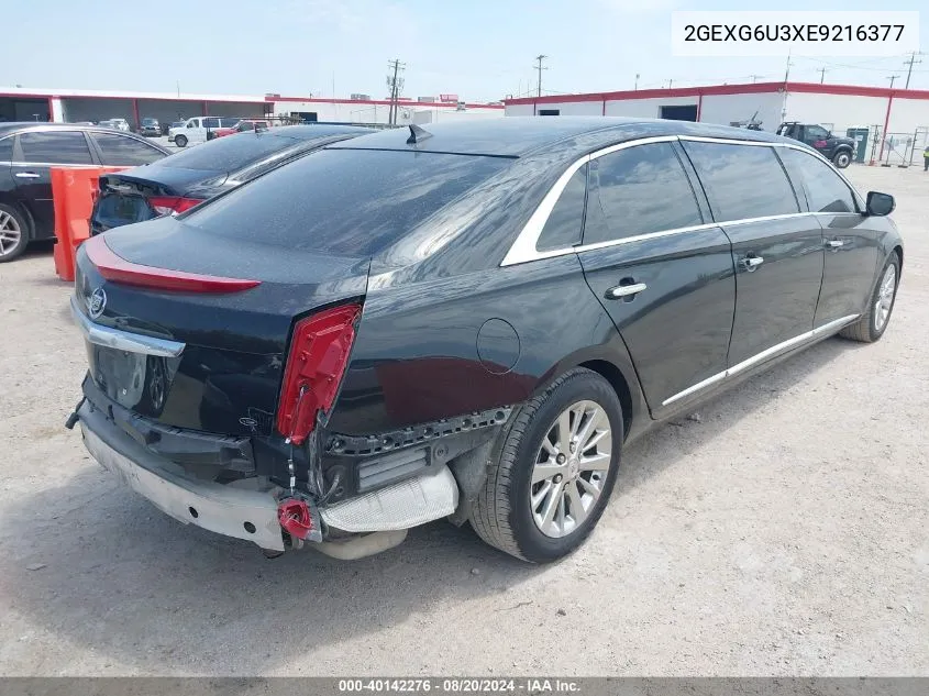 2GEXG6U3XE9216377 2014 Cadillac Xts V4U Coachbuilder Limousine